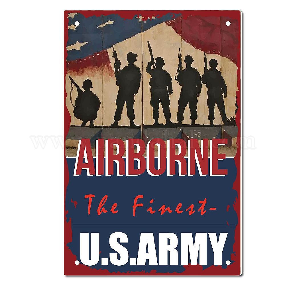 Shop CREATCABIN Air Force Signs Tin Plate Vintage Airborne The Finest ...