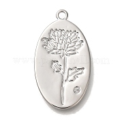 Латунные микро проложить кубического циркония подвески KK-U038-05P-09
