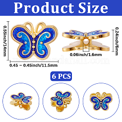 6 pièce de perles cloisonnées faites à la main&nbsp;CLB-BBC0001-02