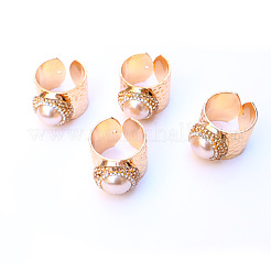 Манжеты из ракушечного жемчуга и хрустальных страз WG17FE7-02