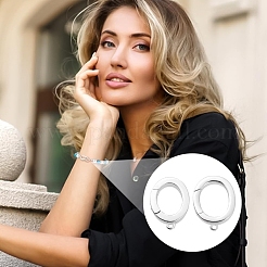 925 anello a molla in argento sterling&nbsp;FIND-PH0021-77B
