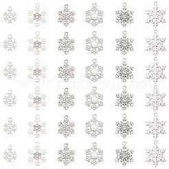 36шт 6 стиля подвески из сплава со стразами&nbsp;FIND-SC0020-06