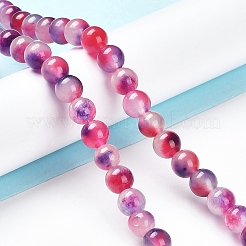Perles de jade blanches naturelles teintes rondelles facettées&nbsp;G-D073-01F