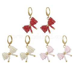 3 пара серег с застежкой-рустиком из нержавеющей стали 304 для женщин EJEW-MZ00381