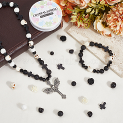 Наборы для самостоятельного изготовления эластичных браслетов в готическом стиле&nbsp;DIY-SC0030-42