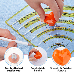 Asa de cerámica con forma de corazón para levantar la tapa del inodoro&nbsp;DIY-WH0899-800