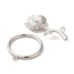 Латунные застежки-молнии из прозрачного кубического циркония KK-A227-20P