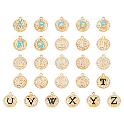 26pcs 26 styles de pendentifs en émail en alliage&nbsp;ENAM-TA0003-49