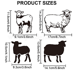 1 шт. трафареты для рисования домашних животных&nbsp;DIY-MA0004-54B-02