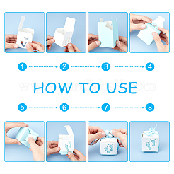 Бумажная подарочная коробка&nbsp;CON-WH0072-22A