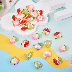 30 Stück Obst-Deko-Cabochons aus undurchsichtigem Harz&nbsp;RESI-TADJ0001-21