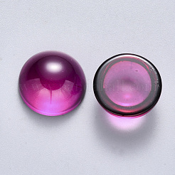 Trasparente a spruzzo verniciato cabochons di vetro&nbsp;GLAA-S190-013B-E03