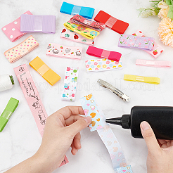 Набор для изготовления заколок из железной кожи аллигатора DIY-WR0004-18