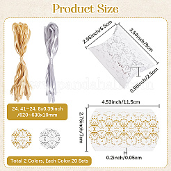 40 комплект 2-х цветных картонных коробок для конфет с принтом в виде подушек и бумаги CON-BBC0001-13B