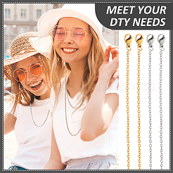 20 шт. набор из цепочек из нержавеющей стали 304 двух цветов&nbsp;MAK-NB0001-28