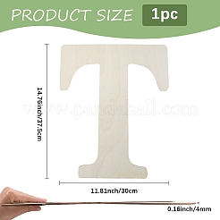 Письмо необработанные листы мдф WOOD-WH20012-008T