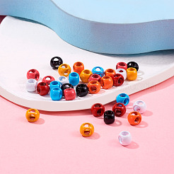 35 шт. двухцветные окрашенные бусины из сплава&nbsp;FIND-TA0004-57