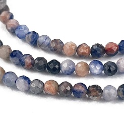 Natur Sodalith Perlen Stränge&nbsp;X-G-A097-A12-01