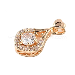 Латунные микро проложить кубического циркония подвески&nbsp;KK-E795-19KCG-01