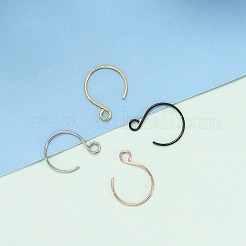 Ganci per orecchini in acciaio inossidabile 304 placcati ioni (ip)&nbsp;STAS-L216-02B