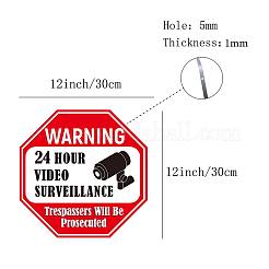 Achteckiges Vintage-Blechschild aus Eisen&nbsp;DJEW-WH0246-009