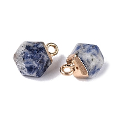 Pendenti con diaspro blu naturale&nbsp;G-N359-18G-06