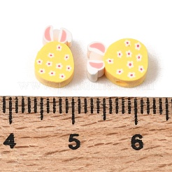 Perles de Pâques faites à la main en pâte polymère&nbsp;CLAY-A006-01G