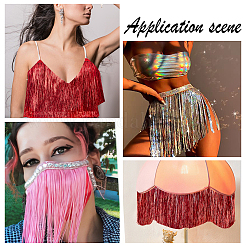 Отделка бахромой из полиэстера OCOR-WH0086-09C