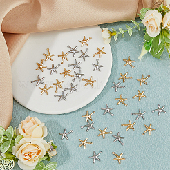 60 шт. подвески из нержавеющей стали 304 двух цветов&nbsp;STAS-DC0016-11