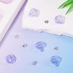 DIY Diamant-Glasflaschen-Anhänger-Bausätze&nbsp;DIY-TA0012-40D