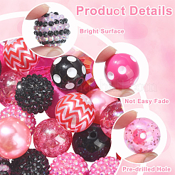 Наборы бусин из акрила MACR-CJ0001-67