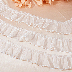 5 ярд полиэстеровой плиссированной кружевной ленты OCOR-FH0001-33A