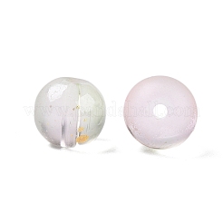 Perles de verre de peinture de cuisson givrée&nbsp;LS-DGLA-N005-8mm-02