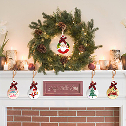 Зеркальные акриловые большие подвески OACR-GA0001-18