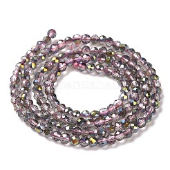 Trasparenti perle di vetro placca fili&nbsp;LS-GLAA-H021-01B-HP02