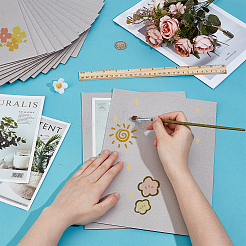 Прямоугольные бумажные доски AJEW-WH0348-734C