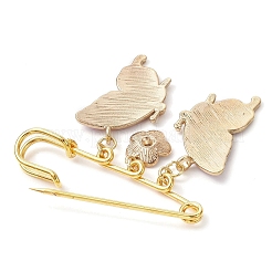 Броши из сплава с эмалью и бабочками и цветами для женщин JEWB-BR00144