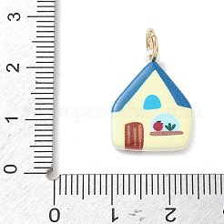 Pendenti in ottone stampato&nbsp;KK-CBA109E-09