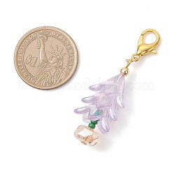 Подвесные украшения из стеклянных бусин и акрила&nbsp;HJEW-MZ00388