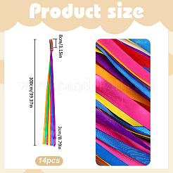 Gymnastikbänder für Kinder aus Polyester&nbsp;AJEW-WH0752-592