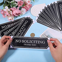 21 шт. самоклеящийся знак из ПВХ «не предлагать рекламу»&nbsp;AJEW-CA0004-98