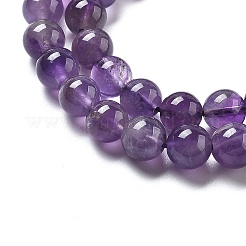 Perles naturelles d'améthyste&nbsp;GSR6mmC062-2