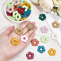 50 шт. Непрозрачные акриловые подвески&nbsp;SACR-SP0001-41