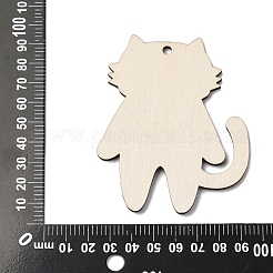 Большие деревянные подвески с принтом в стиле Хэллоуина&nbsp;WOOD-I016-01C