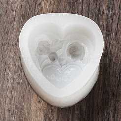 Силиконовые Молды на День святого Валентина в форме сердца и розы своими руками&nbsp;LS-SIL-Z008-02D