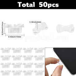 50 шт. ПВХ мобильные противопылевые заглушки&nbsp;AJEW-SC0031-65