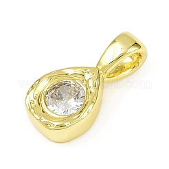 Подвески из латуни с прозрачным фианитом&nbsp;LS-KK-L238-24G