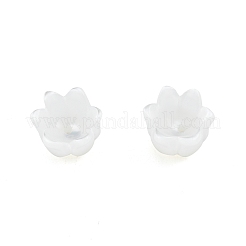Cappucci di perline di conchiglia bianca naturale&nbsp;SSHEL-G024-03A