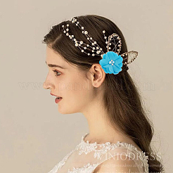 30 шт. полиэстер и пластик искусственный жемчуг и стразы цветочные украшения аксессуары&nbsp;DIY-SP0006-06B