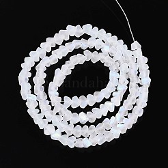 Матовые прозрачные стеклянные бусины&nbsp;GLAA-N054-4mm-01